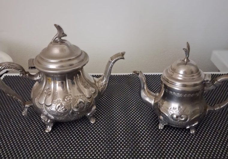 vintage Marokaanse theepotten, Ophalen of Verzenden