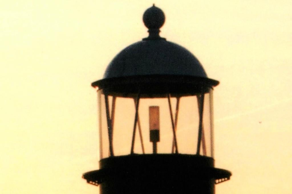 801656 Breskens oude Vuurtoren bij avand  Onbeschreven, Ophalen of Verzenden, 1960 tot 1980, Ongelopen, Zeeland