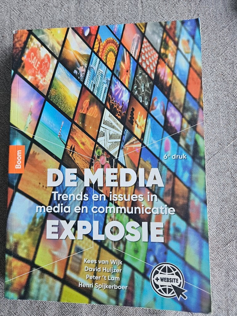 De Media Explosie - Kees v Wijk e.a. - 6e druk, Boeken, Ophalen of Verzenden, Alpha, Zo goed als nieuw, HBO
