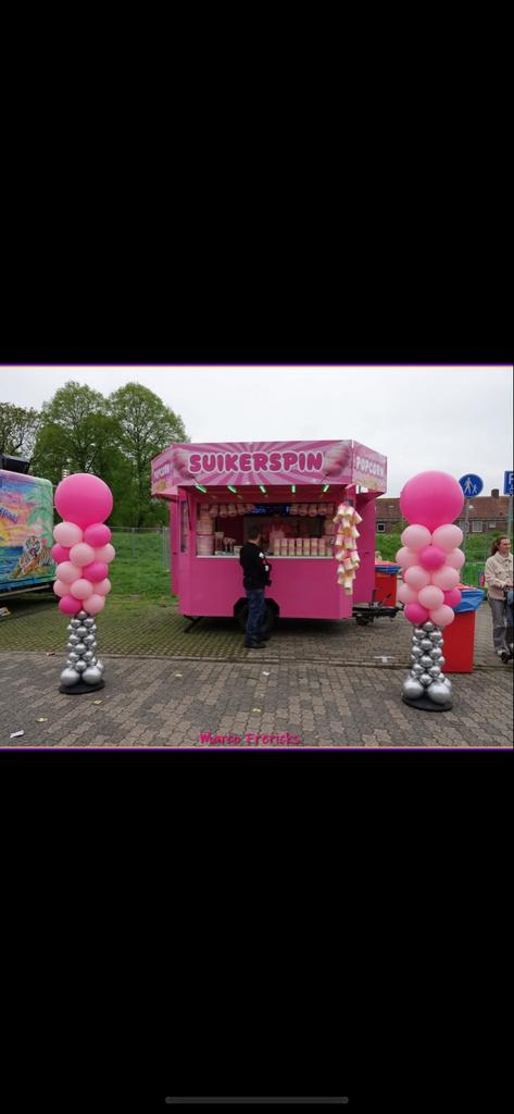 Suikerspin en Popcorn Wagen tekoop !, Ophalen of Verzenden