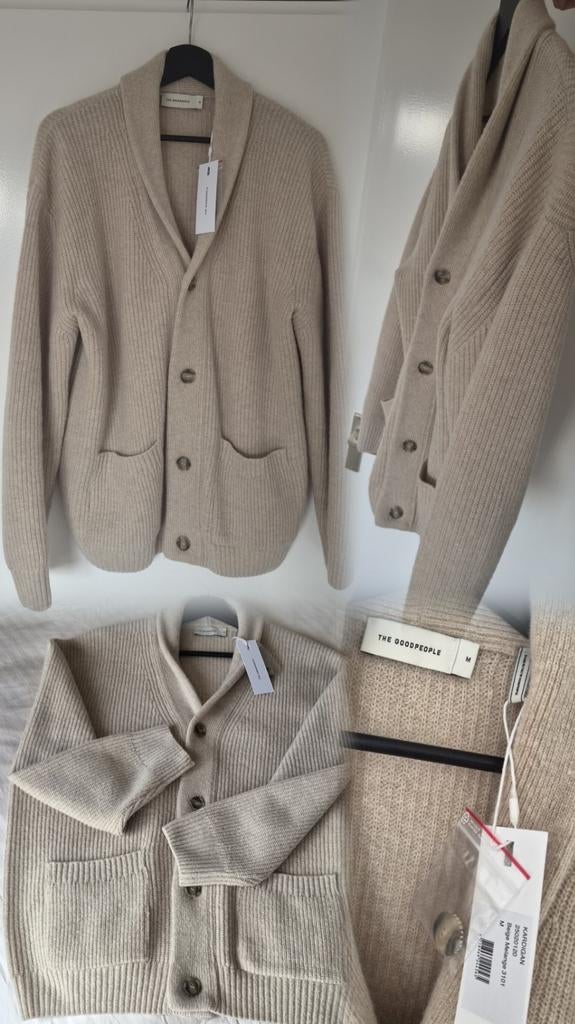 The Goodpeople Kardigan Vest - ZGAN, The Goodpeople, Maat 48/50 (M), Beige, Ophalen of Verzenden