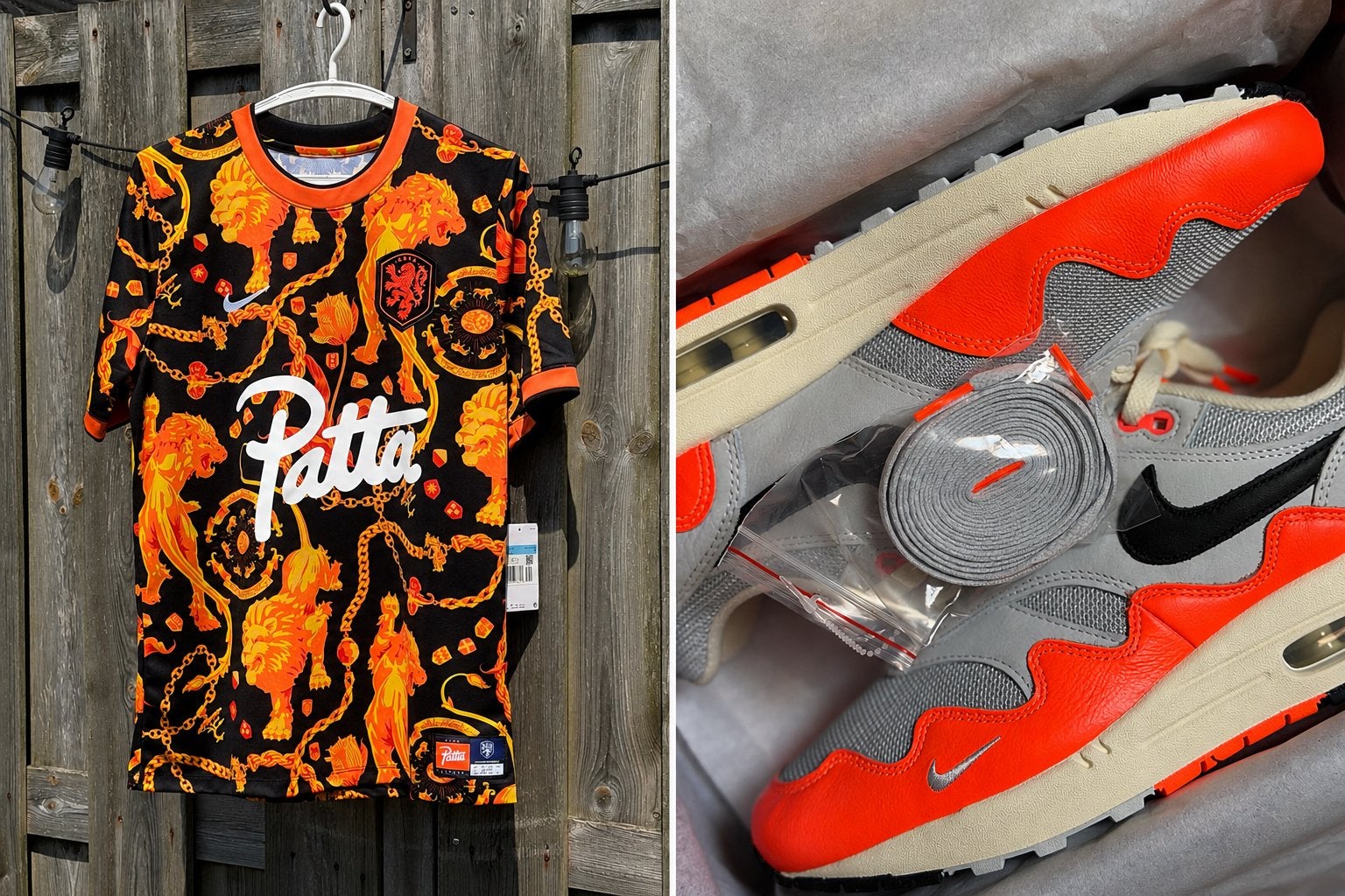 [Deal] Patta x Nike: Shirt + Sneakers, Meerkleurig, Nieuw, Overige maten, Ophalen of Verzenden