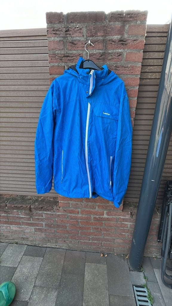 Wed'ze ski jas, Blauw, Overige typen, Maat 56/58 (XL), Ophalen of Verzenden