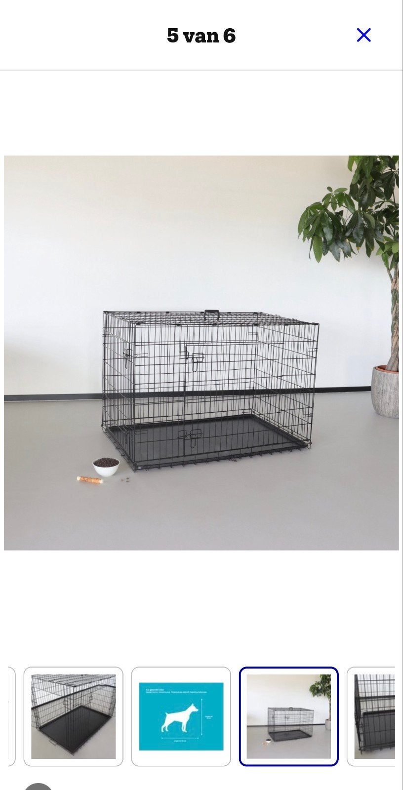 Honden/Katten bench, Ophalen, Zo goed als nieuw