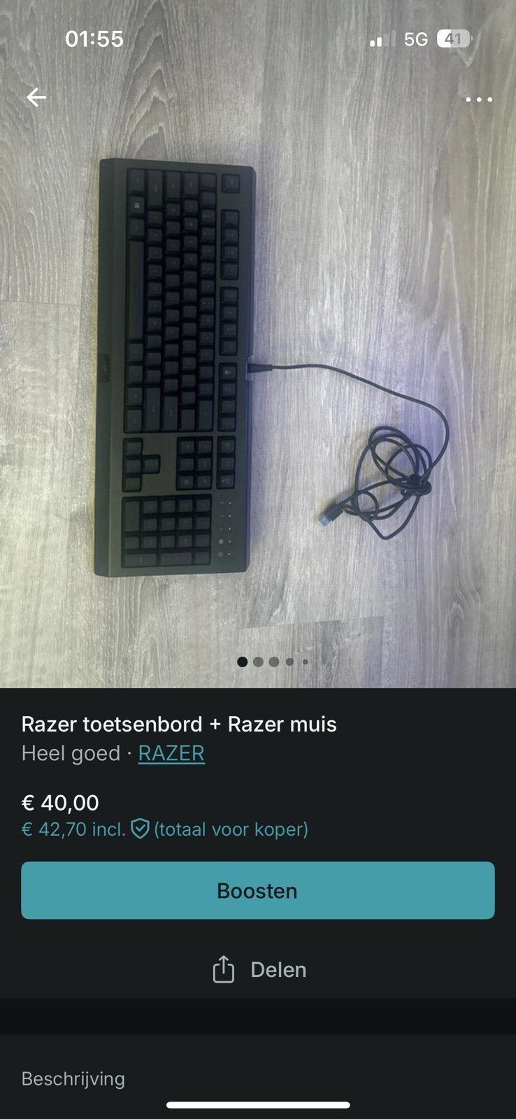 Gaming set! Muis + toetsenbord, Ophalen of Verzenden, Nieuw