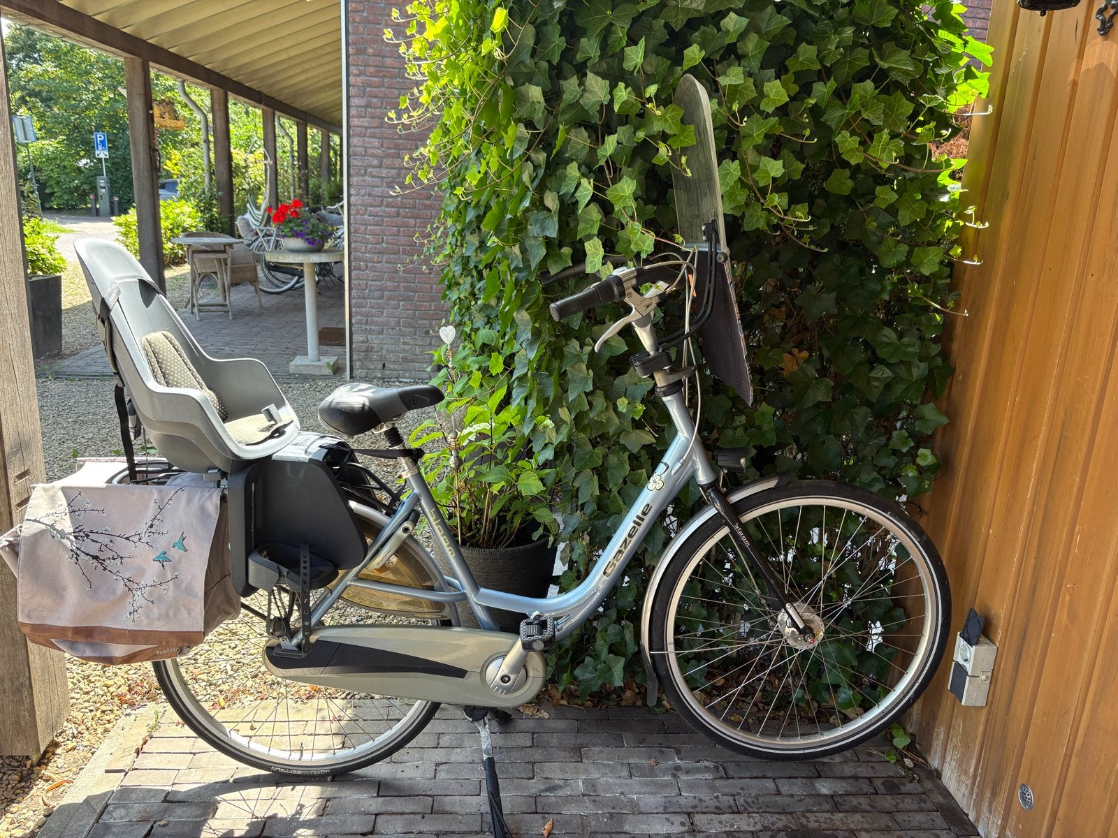 Gazelle Bloom mamafiets compleet met voorzitje, Ophalen, 50 tot 53 cm, Gazelle, Trommelrem
