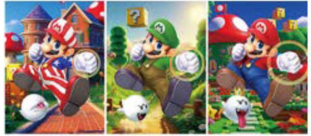 Leuke 3D Animé Poster Super Mario Nieuw!, Nieuw, Ophalen of Verzenden, A1 t/m A3, Film en Tv