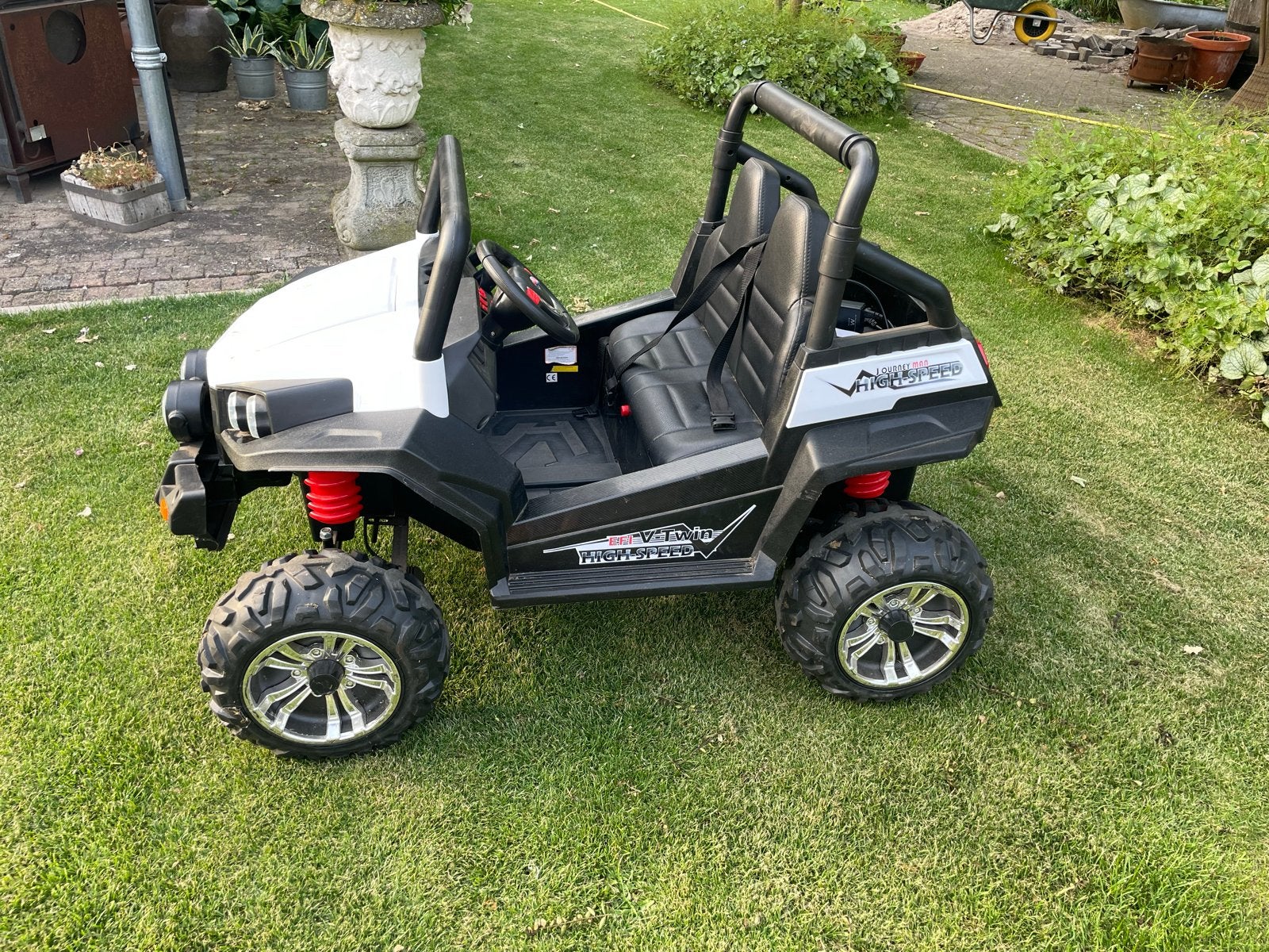Elektrische kinderauto 4x4 buggy - (opknapper), Ophalen, Gebruikt, Trapvoertuig