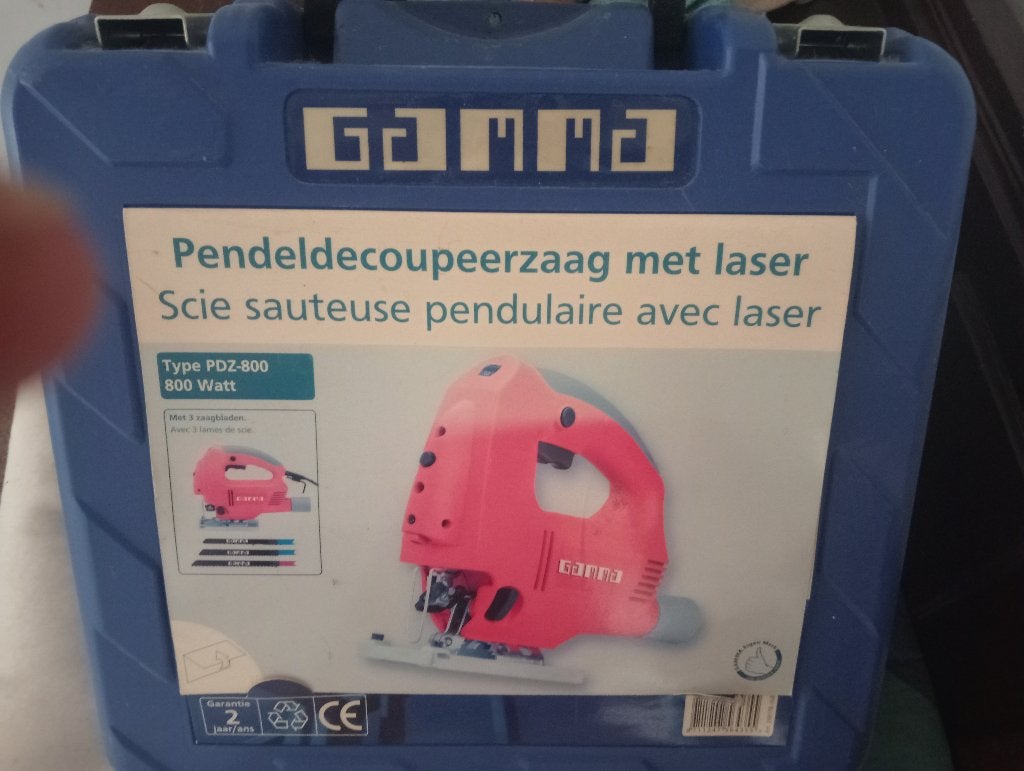 Decoupeerzaag GAMMA, Doe-het-zelf en Verbouw, Gereedschap | Zaagmachines, Decoupeerzaag, Ophalen of Verzenden, Zo goed als nieuw