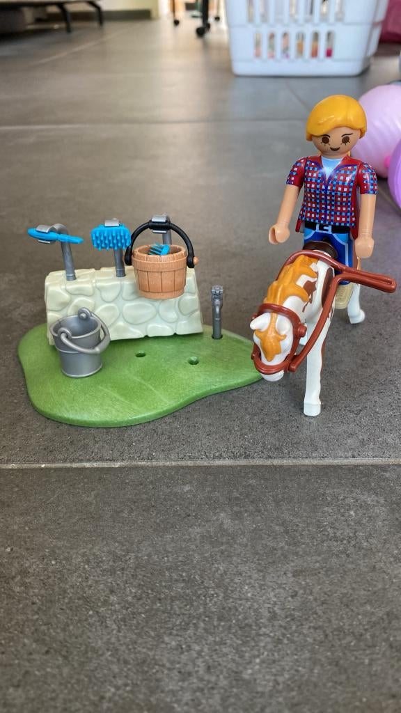 Playmobil pony pop set, Ophalen