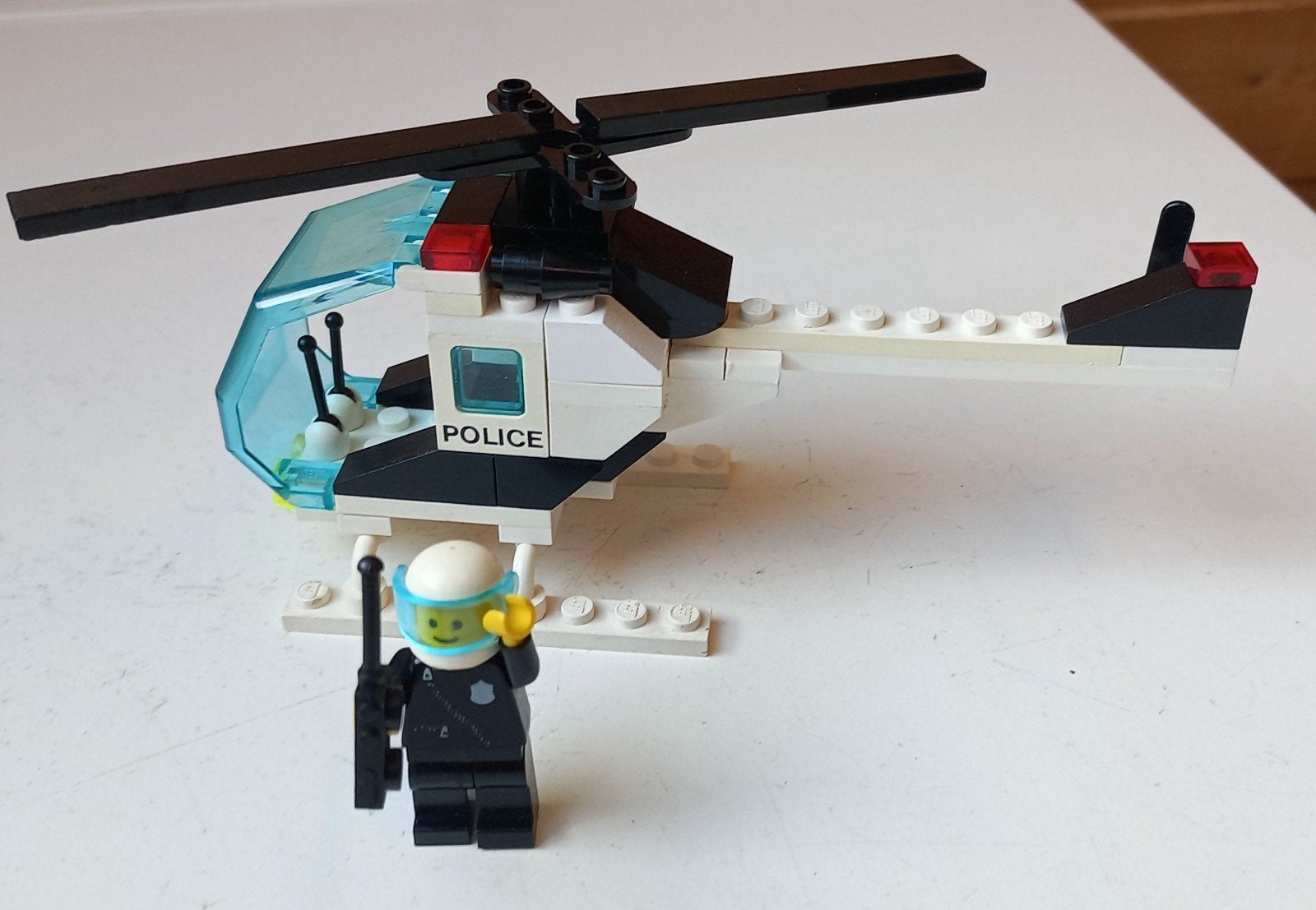 6642 Lego vintage politie helicopter, Gebruikt, Lego, Compleet, Ophalen of Verzenden