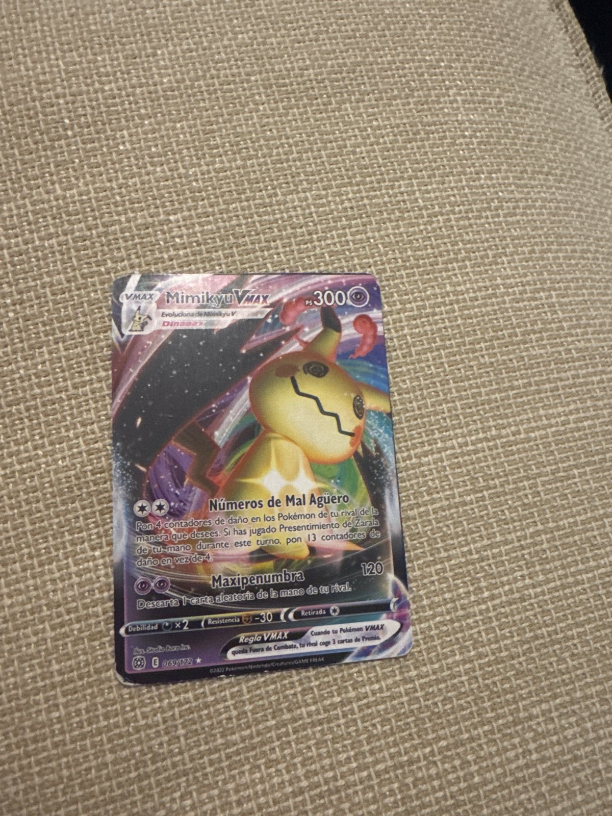 Pokémon Mimikyu VMAX kaart - Uitstekende staat, Ophalen, Zo goed als nieuw, Meerdere kaarten
