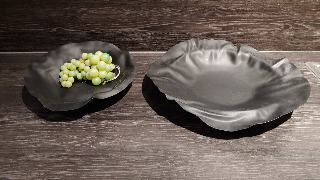 Fruitschalen vintage alessi lluis clotet 2001 design, Schaal, Ophalen of Verzenden, Zo goed als nieuw, Metaal
