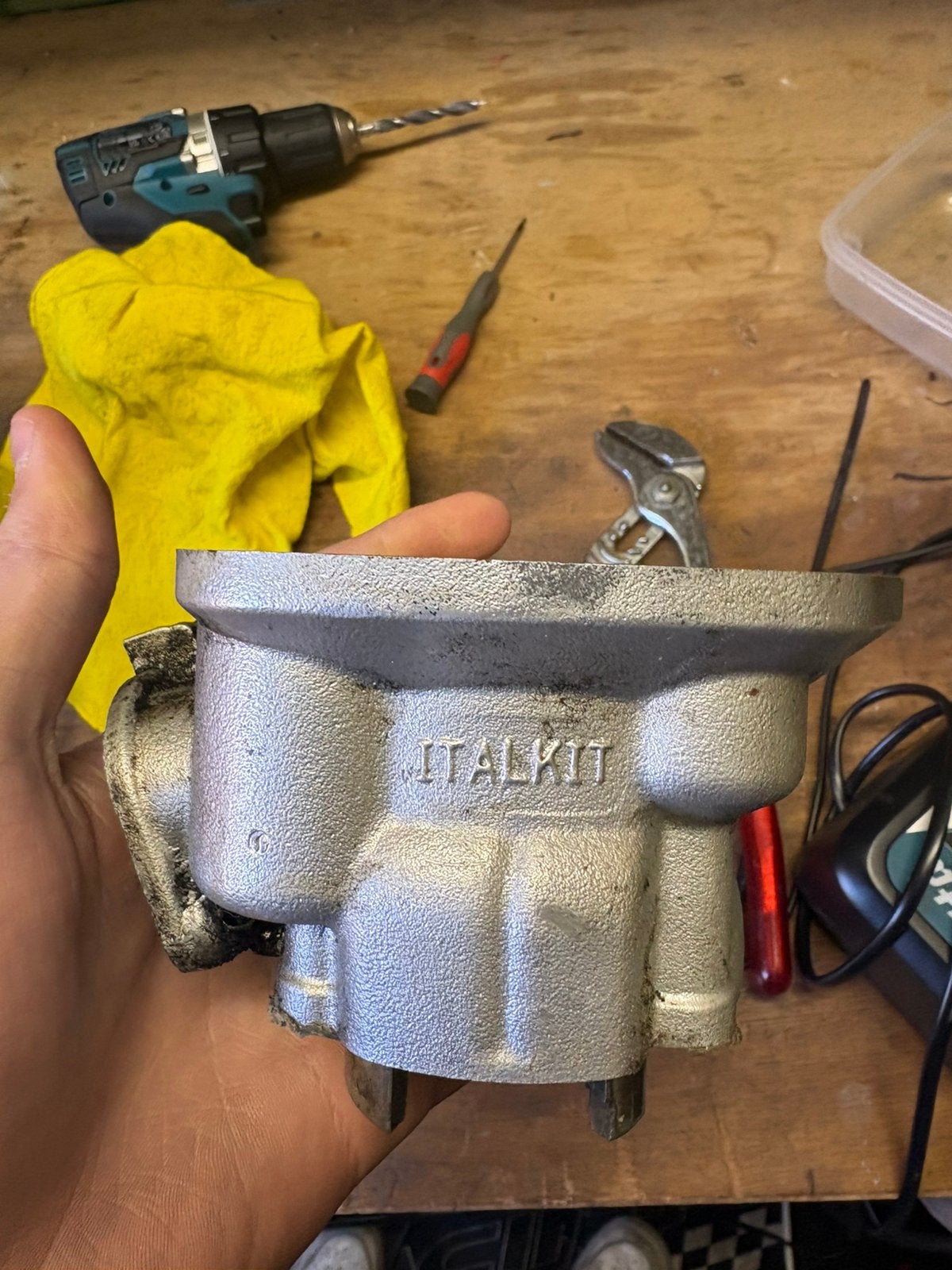 Italykit 50cc cillinder, Fietsen en Brommers, Brommeronderdelen | Scooters, Ophalen, Zo goed als nieuw