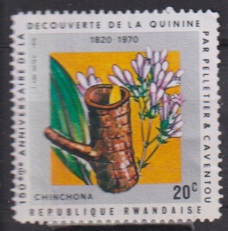 Rwanda 1970 Bloemen, Verzenden, Postfris, Dier of Natuur