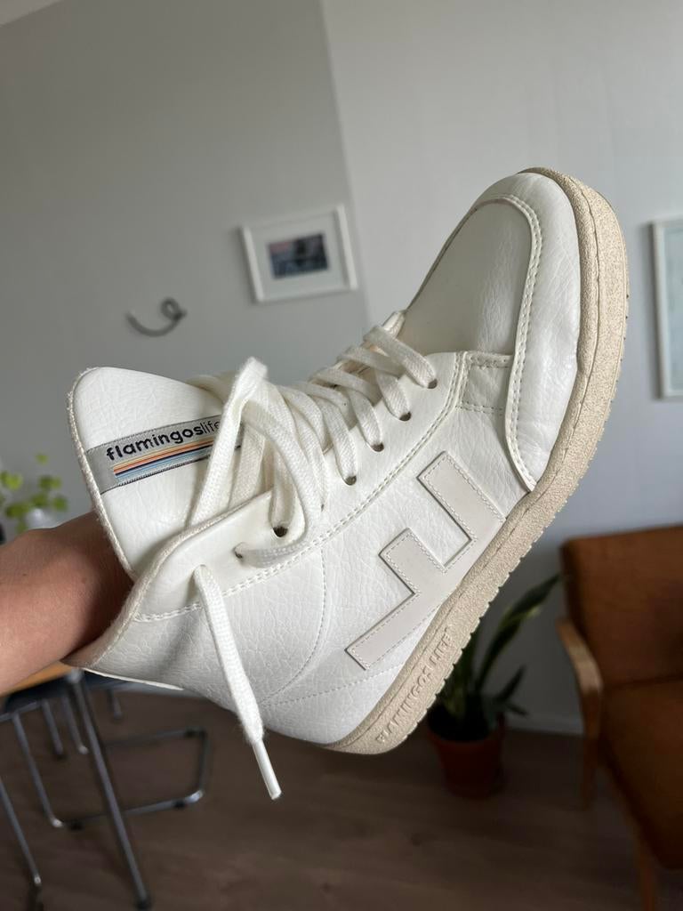 Flamgos life sneakers (37), Wit, Ophalen of Verzenden, Sneakers of Gympen, Zo goed als nieuw
