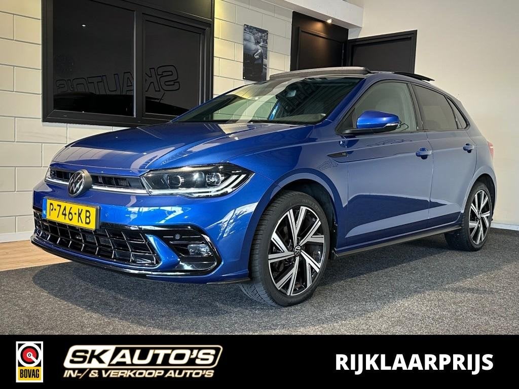 Volkswagen POLO 1.0 TSI R-LINE BNS l NAP l PANO l IQ LIGHT l, Auto's, Gebruikt, Euro 6, 95 pk, Met garantie (alle)