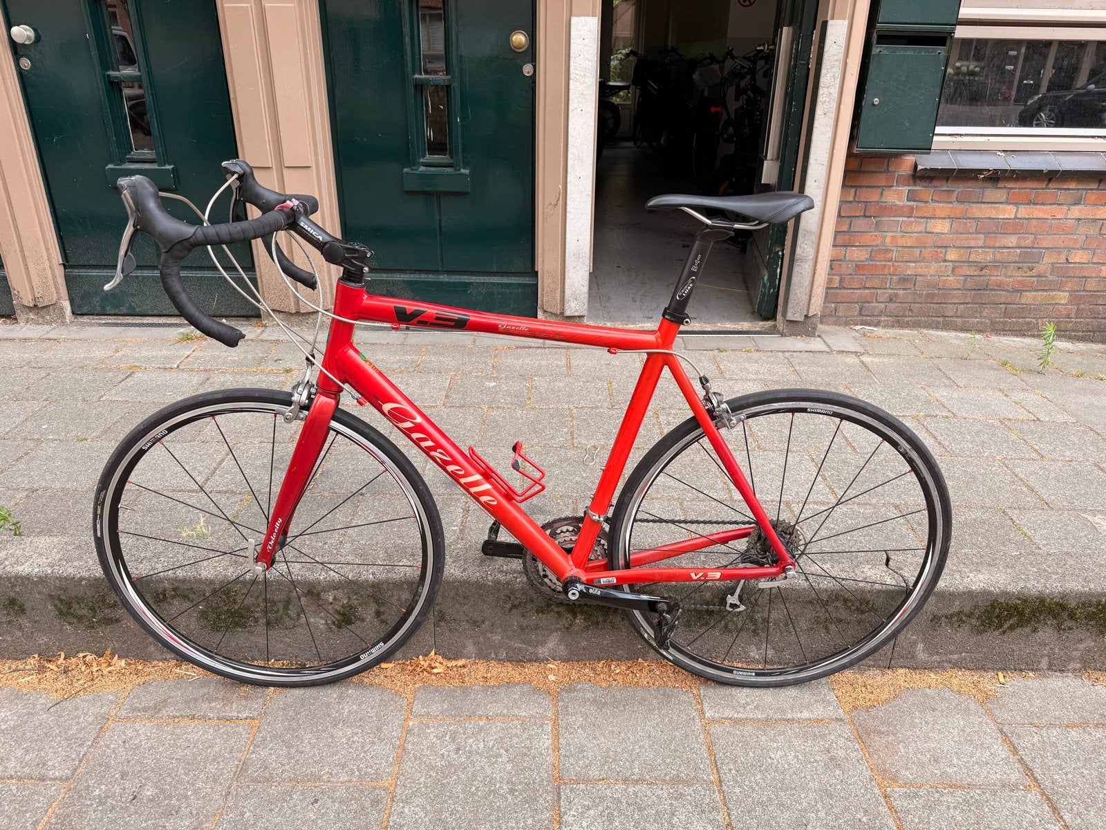 Gazelle V3 Racefiets - Rood, Shimano 105, Fietsen en Brommers, Fietsen | Racefietsen, Ophalen, 28 inch, Gebruikt, Aluminium
