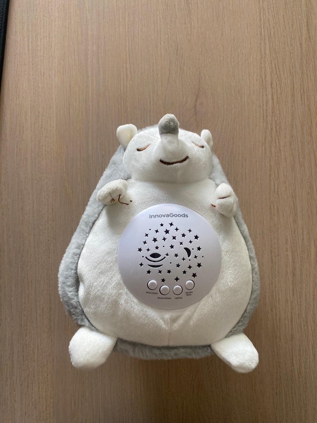 Egel knuffel met witte ruis en nachtlampprojector, Ophalen of Verzenden, Zo goed als nieuw, Overige typen