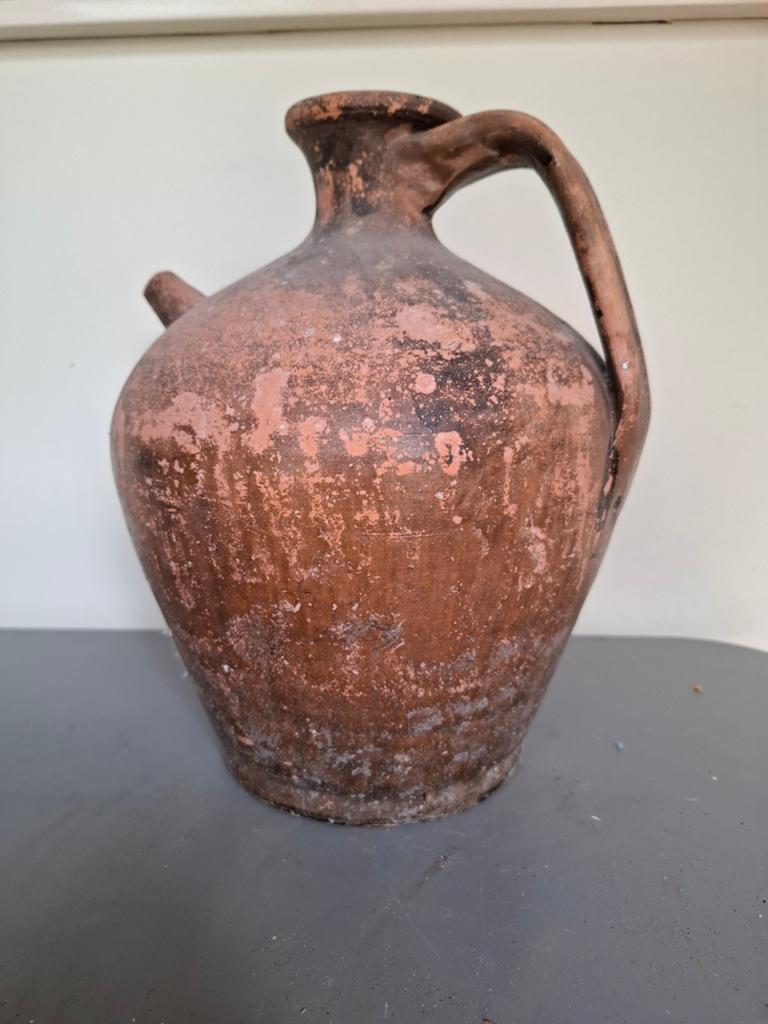 Grote oude kruik aardewerk, Ophalen of Verzenden