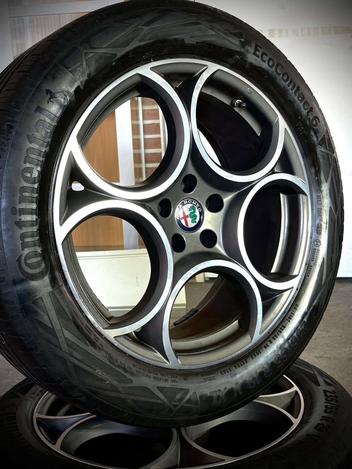 Alfa Romeo Stelvio 19 inch Velgen zeer net!, Gebruikt, Velg(en), 235 mm, Personenwagen