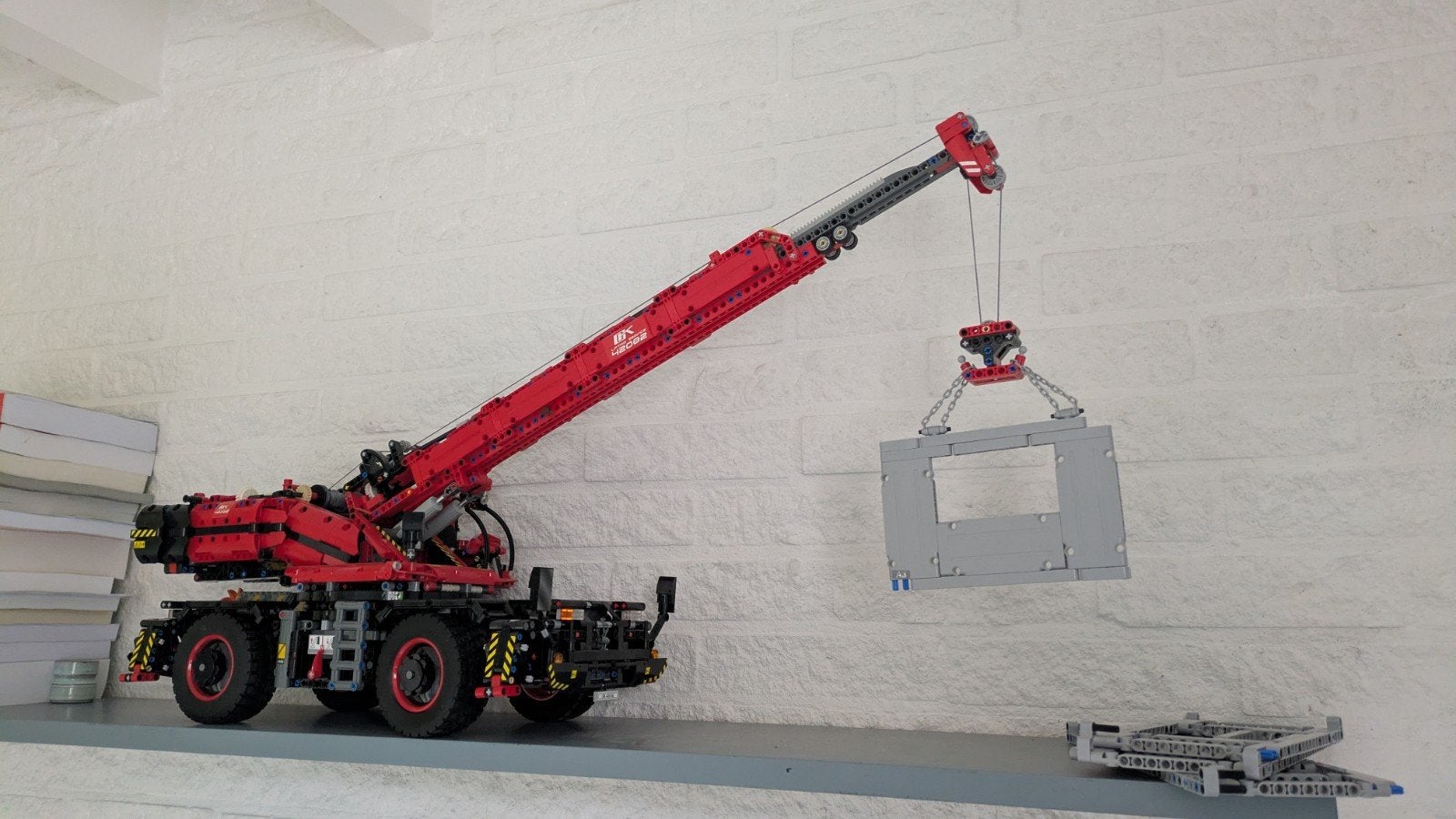 Lego technic 42082 rough terrain crane, Kinderen en Baby's, Speelgoed | Duplo en Lego, Zo goed als nieuw, Ophalen of Verzenden