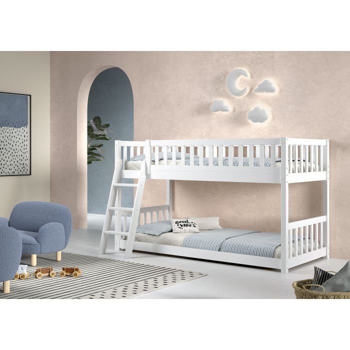 Stapelbed deelbaar grenen 90x200 van 419,-, Ophalen, 90 cm, Stapelbed, Nieuw