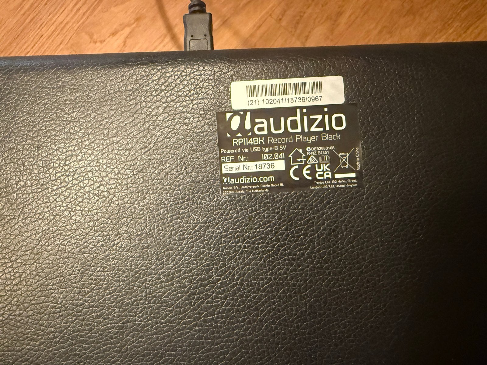 Foto 5 van Audizio RP148BH Platenspeler Zwart