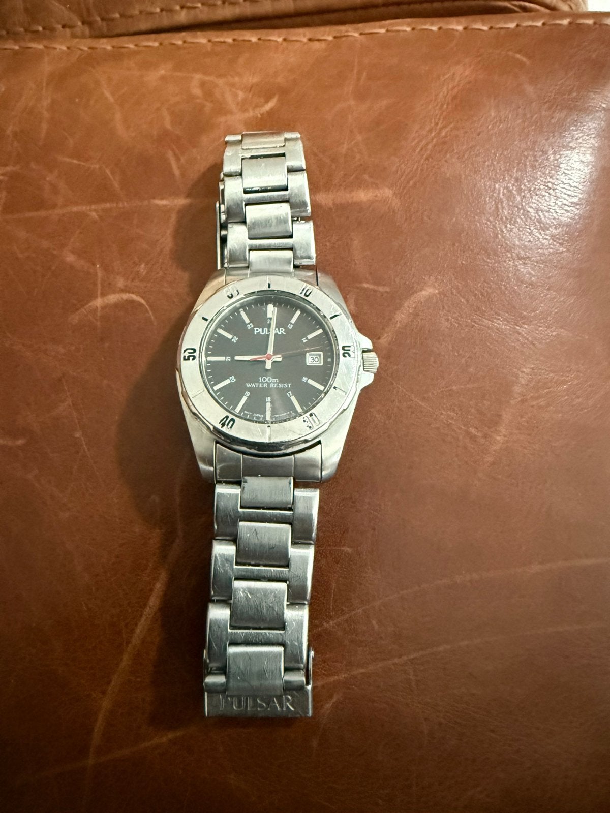 Pulsar Seiko, Ophalen of Verzenden, Zo goed als nieuw, Staal, Seiko