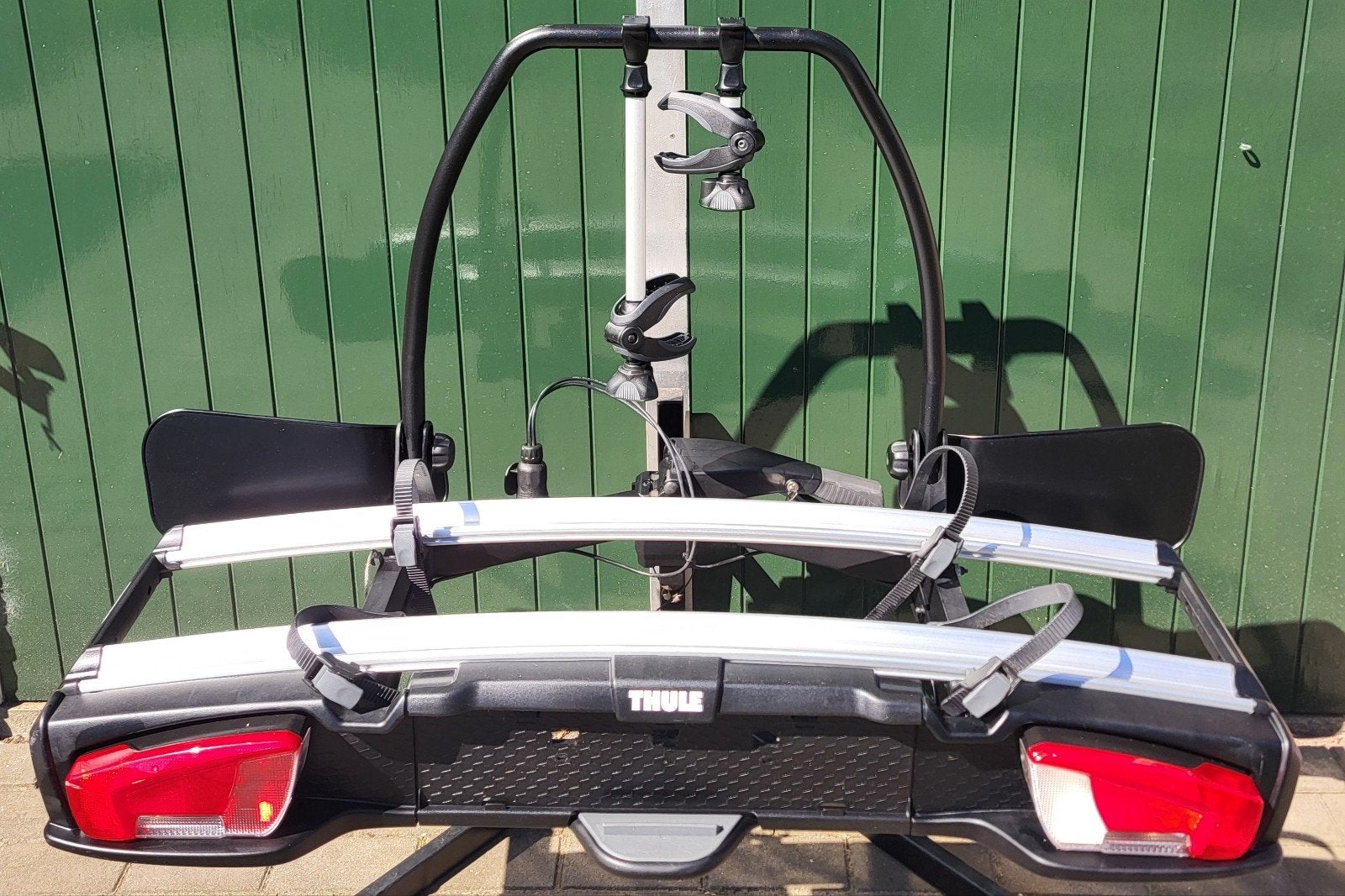 Thule Velospace 938 Fietsendrager – Nieuwstaat – Kantelbaar, Auto diversen, Fietsendragers, Zo goed als nieuw, Trekhaakdrager