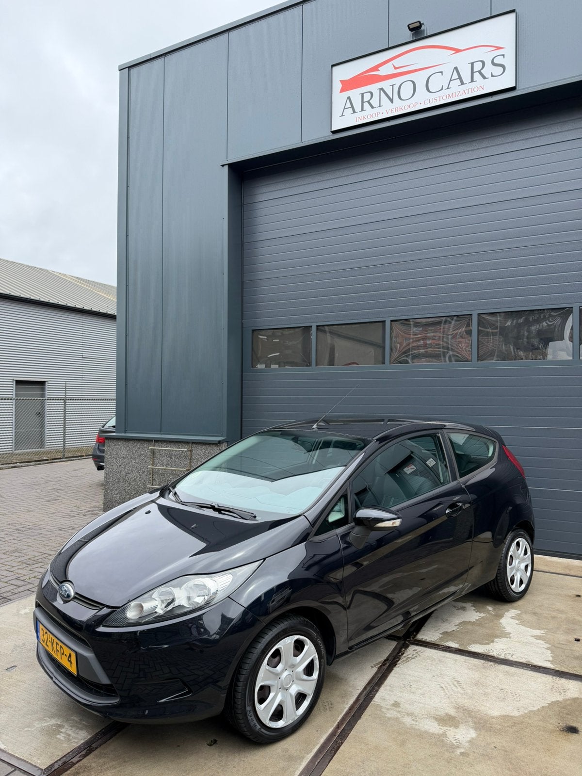 Ford Fiësta 1.25 3DR 2009 Zwart - COMPLEET IN ORDE, Voorwielaandrijving, Euro 5, Stof, 4 cilinders
