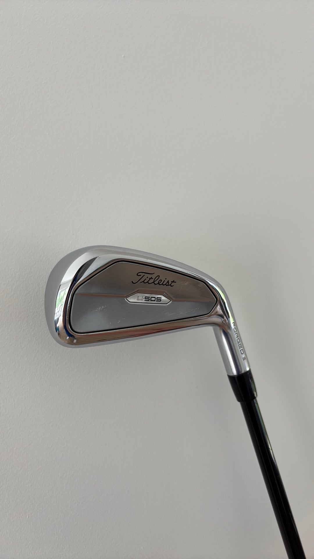Titleist u505 ijzer 1 forged, Sport en Fitness, Golf, Ophalen, Zo goed als nieuw, Club