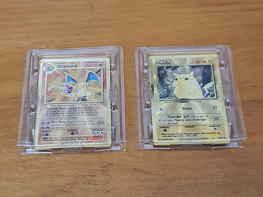 Charizard 4 en Pikachu 58 [Pokemon Celebrations], Ophalen of Verzenden, Gebruikt, Losse kaart