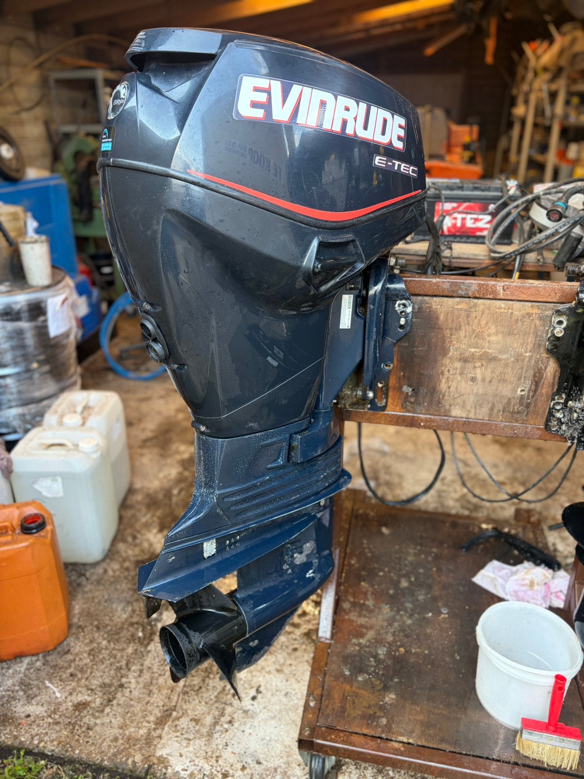 Evinrude 50pk etec 2006, Ophalen, Gebruikt, Met afstandsbediening, 30 pk of meer