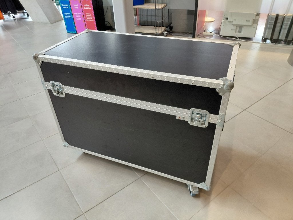 Audipack TV statief compleet in flightcase, Ophalen, Gebruikt, Overige instrumenten, Flightcase