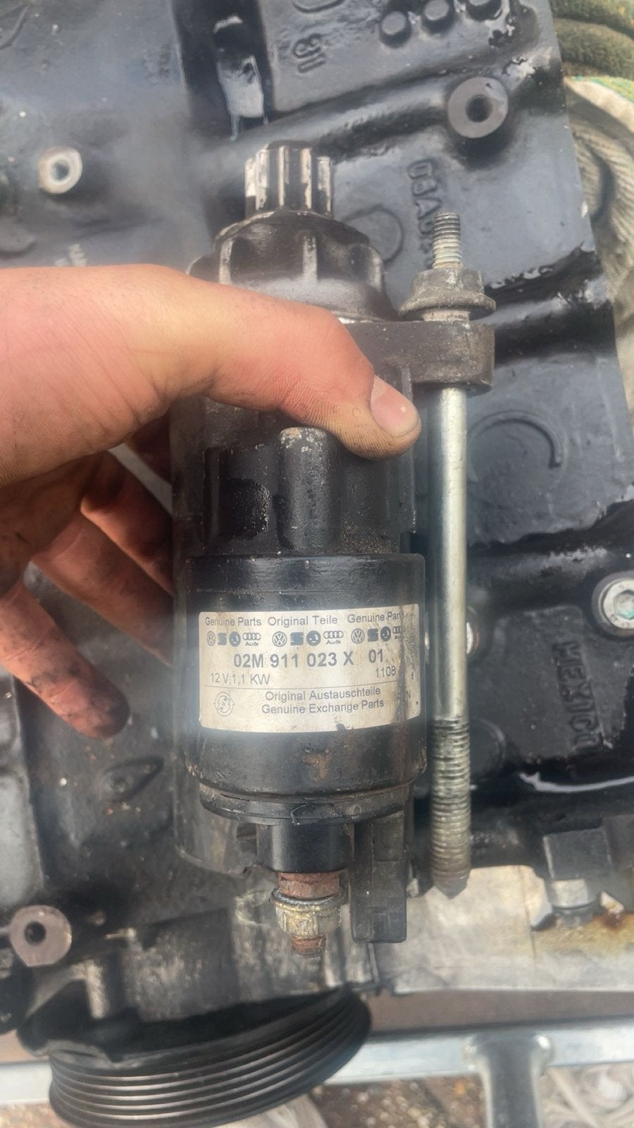 Startmotor 1.8 20VT - Werkend Gedemonteerd, Ophalen of Verzenden, Gebruikt, Audi