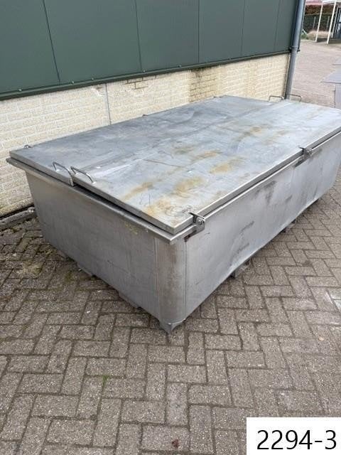 0125. Diverse RVS bakken / bak / kar / krat, Ophalen, Gebruikt, 100 cm of meer, 60 cm of meer