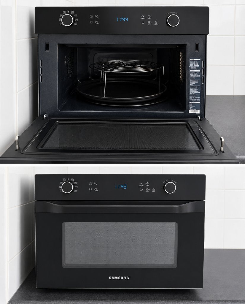Samsung combi oven/magnetron, Ophalen, Minder dan 45 cm, Draaiplateau, Samsung