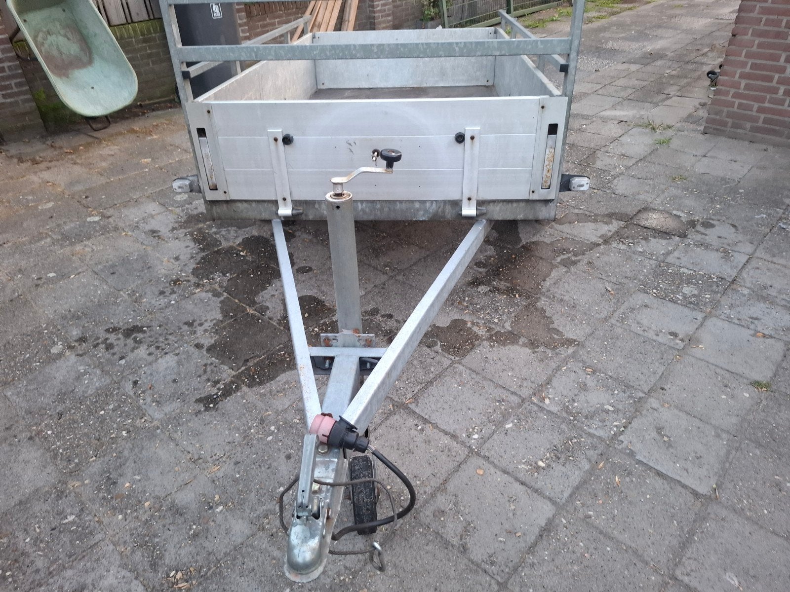 Anssems enkelasser 750 kg zonder kenteken, Auto diversen, Aanhangers en Bagagewagens, Ophalen, Zo goed als nieuw