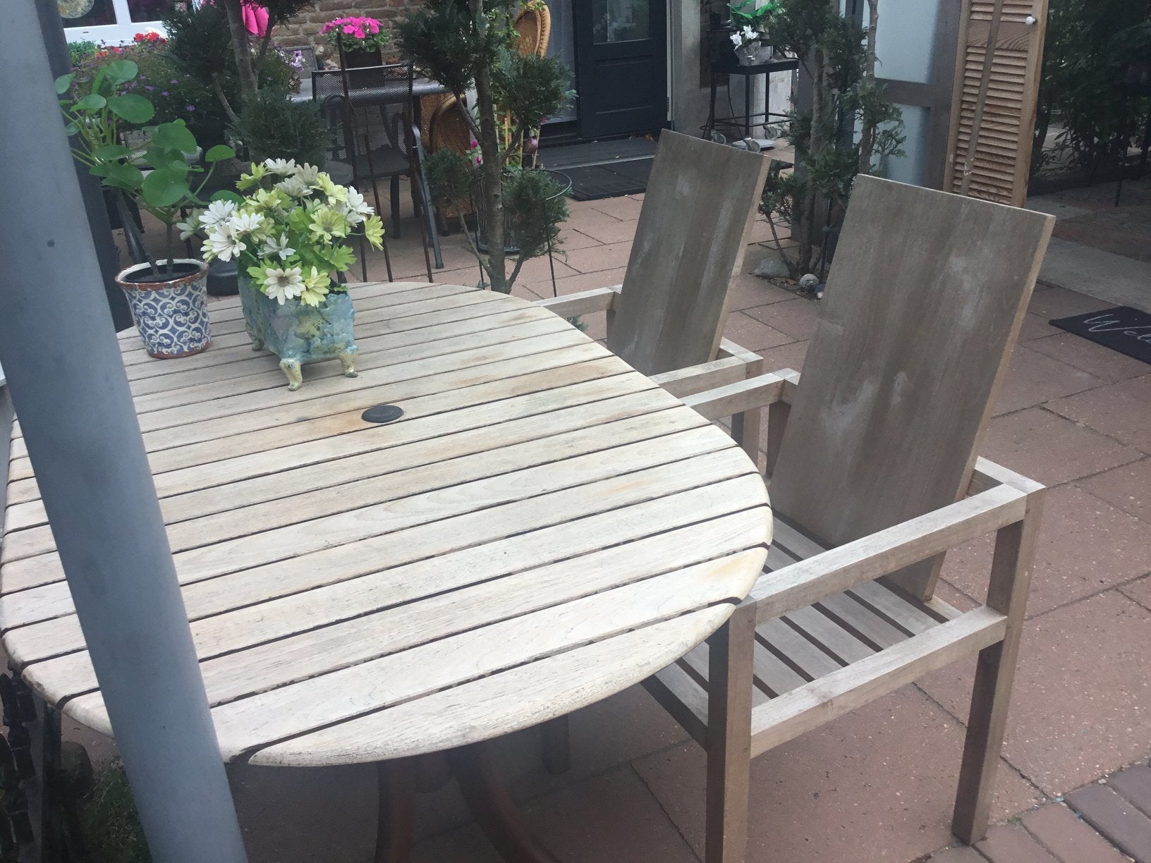 Tafel en twee stoelen (KAN APART), Ophalen, Gebruikt, 2 zitplaatsen, Loungeset