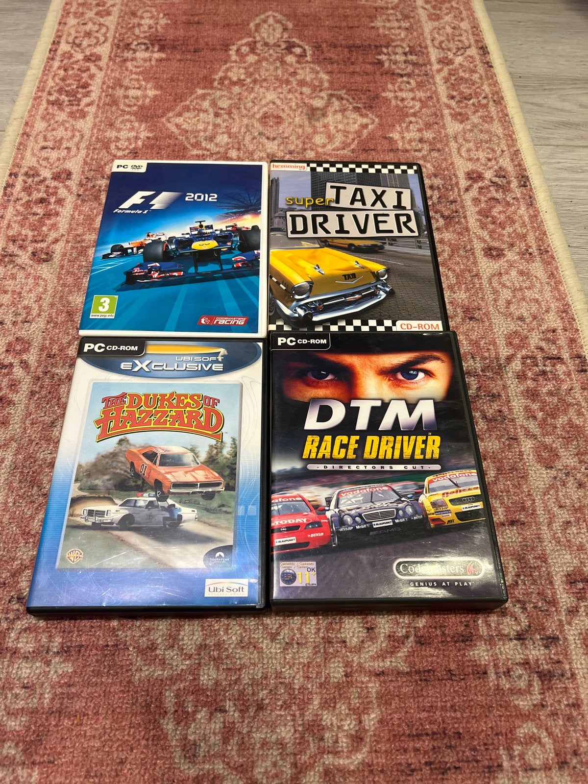 PC CD-ROM Games: F1 2012, Super Taxi Driver, DTM Race Driver, Gebruikt, 1 speler, Racen en Vliegen, Ophalen of Verzenden