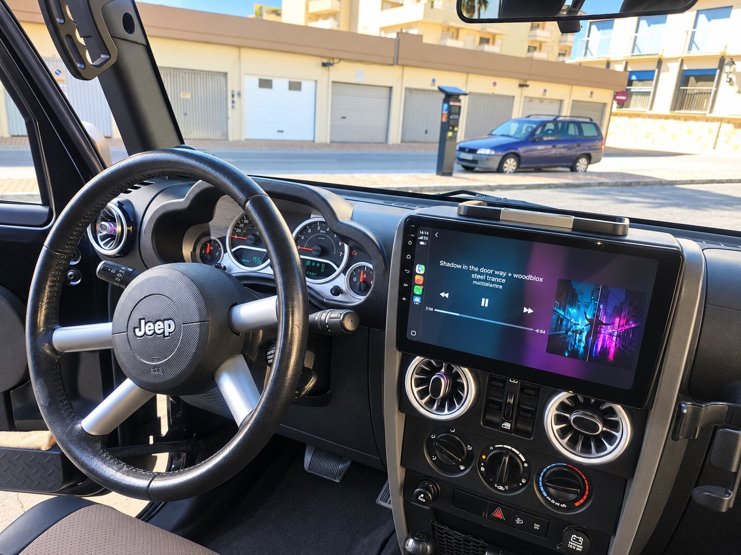 ‼️JEEP WRANGLER JK 3.8 V6 SAHARA HARDTOP SPAANS KENTEKEN ‼️, Auto's, Automaat, Zwart, Zwart, Leder