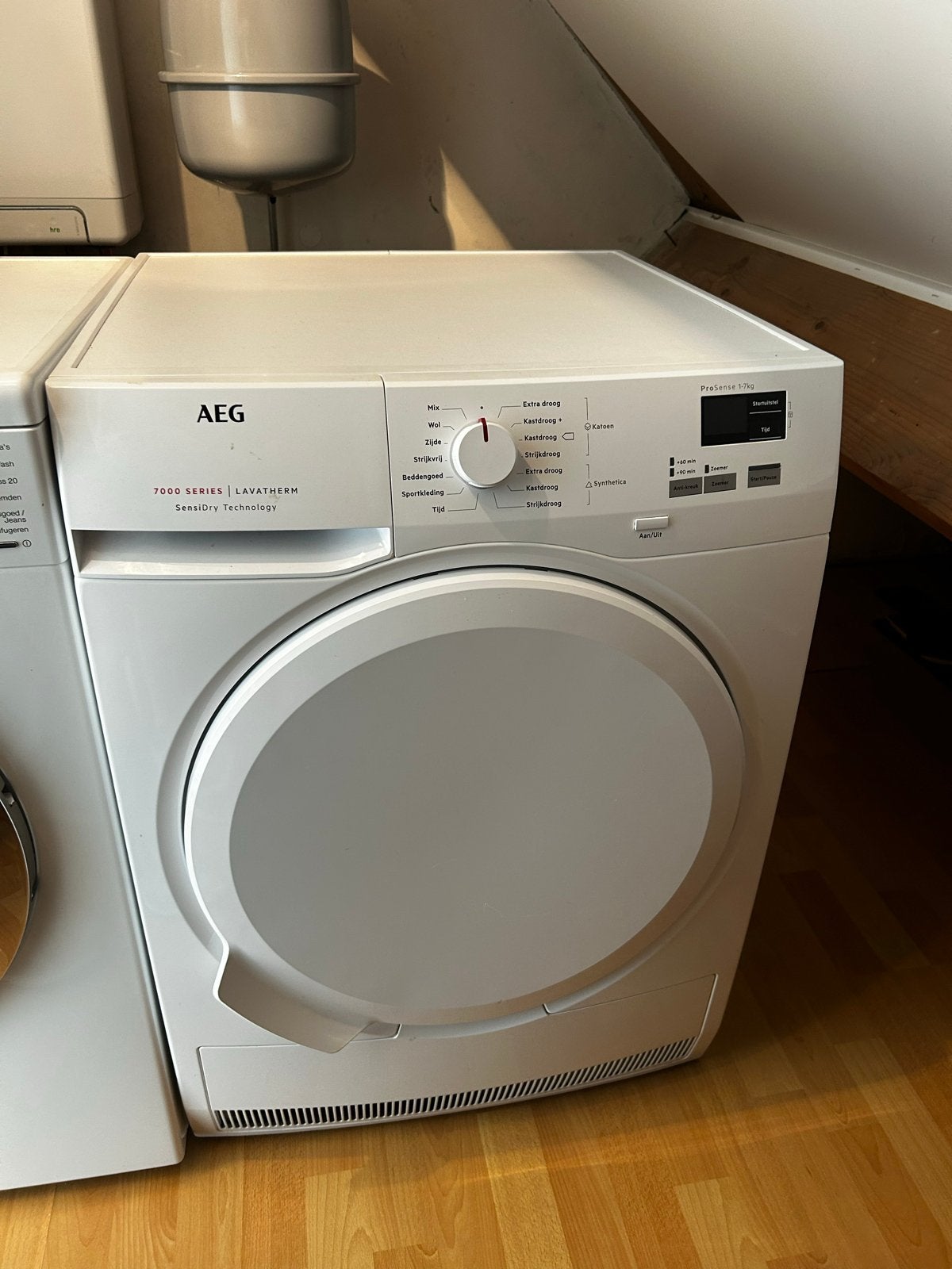 AEG Condensdroger 7000 Series Lavatherm - Gebruikt, Witgoed en Apparatuur, Ophalen, 6 tot 8 kg, Gebruikt, 85 tot 90 cm