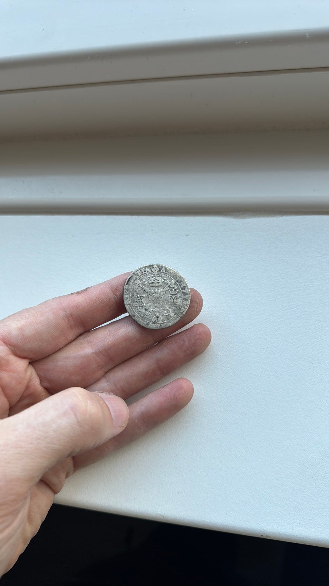 … patagon zilver, Postzegels en Munten, Ophalen of Verzenden, Overige landen, Zilver