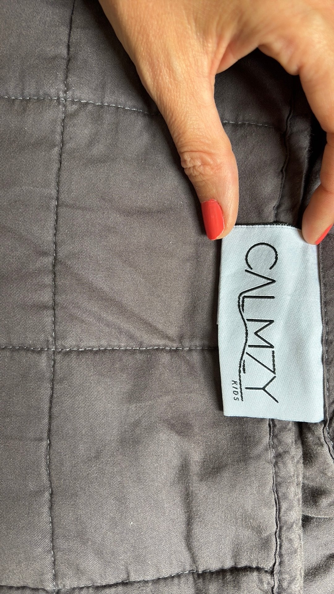 Calmzy verzwaringsdeken 3,2 kg voor kind, Huis en Inrichting, Slaapkamer | Beddengoed, Eenpersoons, Ophalen of Verzenden, Grijs