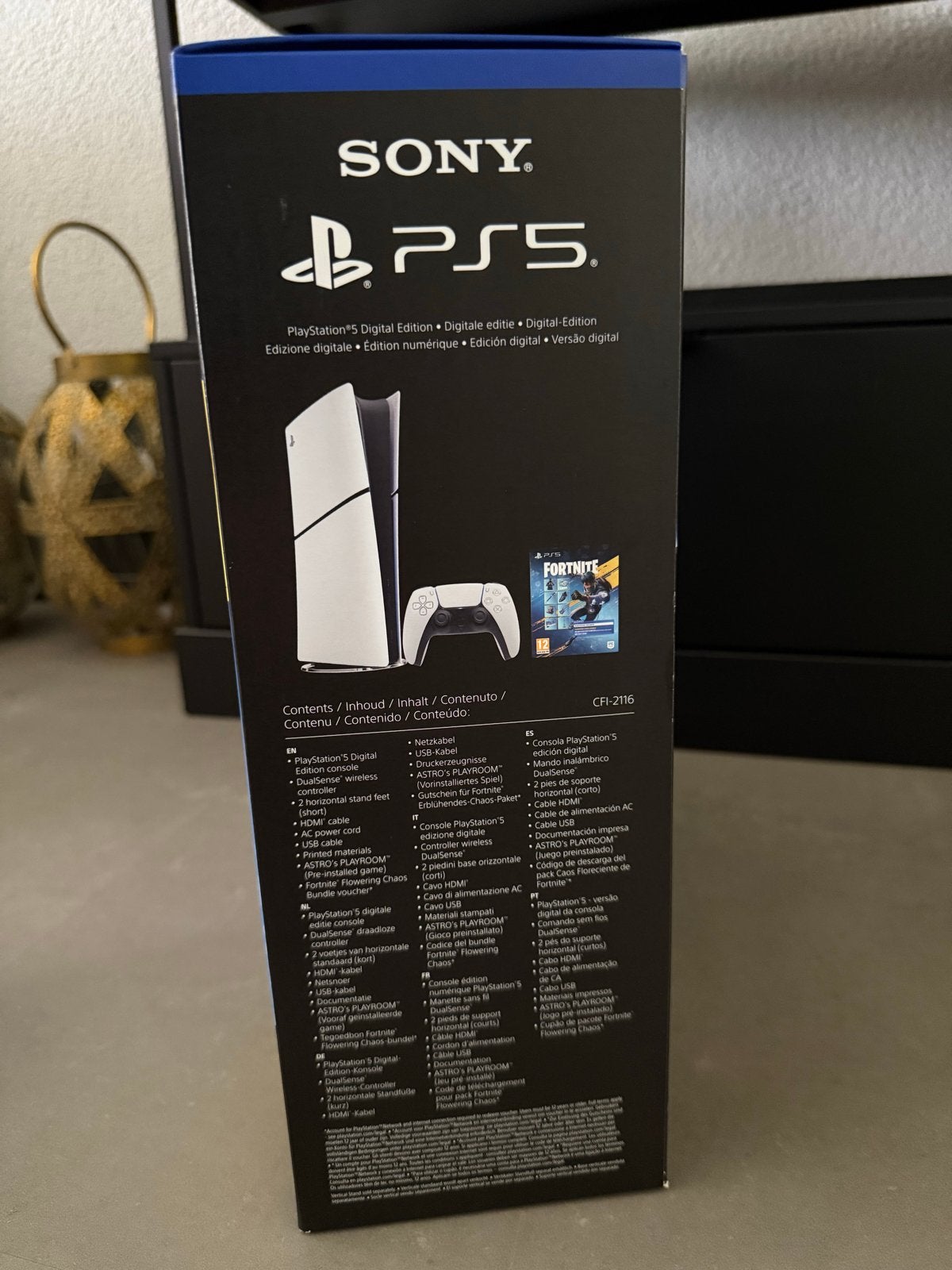 Sony PlayStation 5 Digital Edition + Fortnite bundel, Online, Overige genres, Nieuw, Ophalen of Verzenden