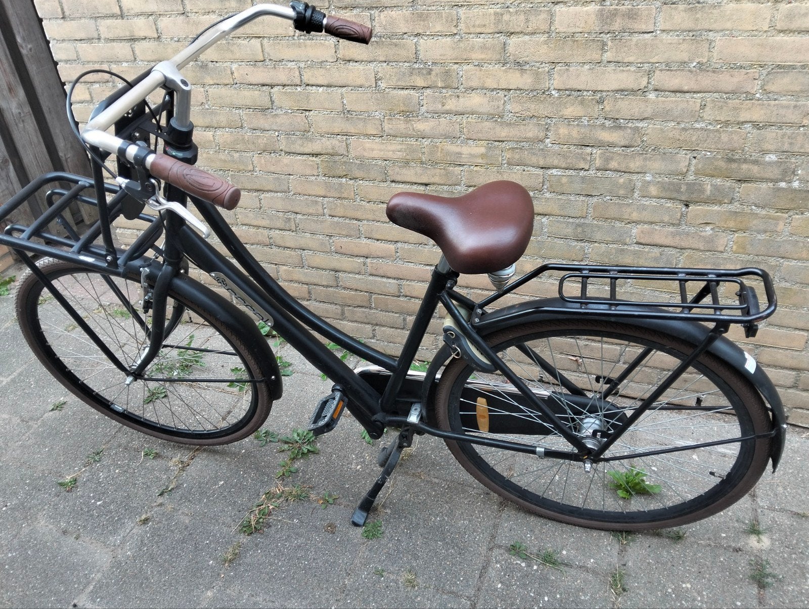 Popal Daily Dutch Basic Damesfiets - Zwart, Fietsen en Brommers, Fietsen | Dames | Damesfietsen, Terugtraprem, Ophalen, Overige merken