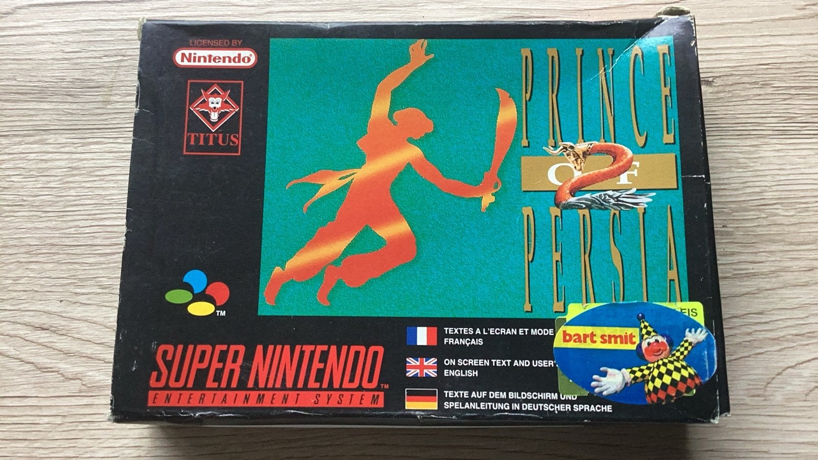 Prince of Persia 2 SNES - Compleet in doos (CIB), Ophalen of Verzenden, Zo goed als nieuw, Zonder controller, Met games