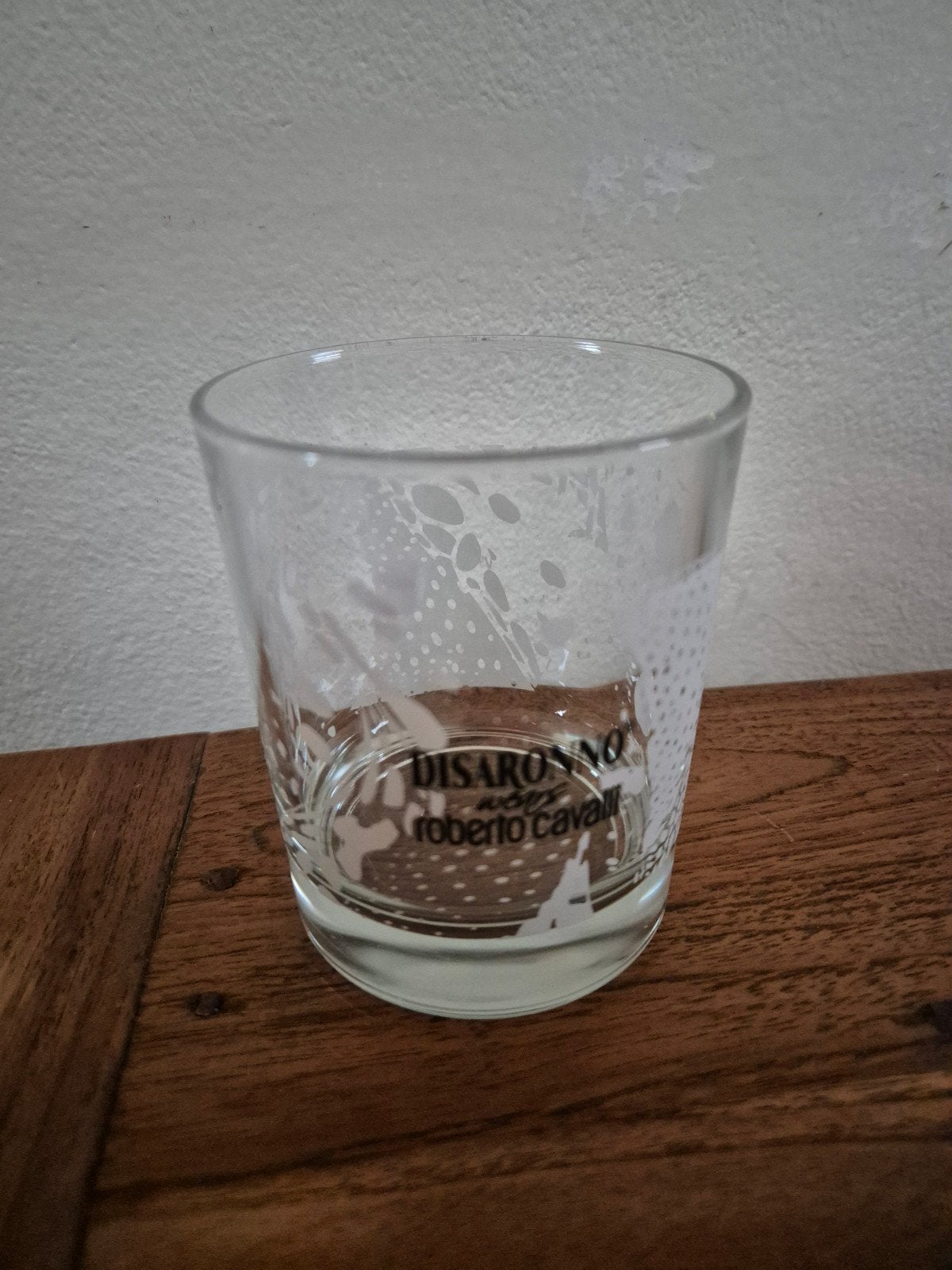 Disaronno Wears Roberto Cavalli limited edition glas, Verzamelen, Glas en Borrelglaasjes, Ophalen of Verzenden, Zo goed als nieuw
