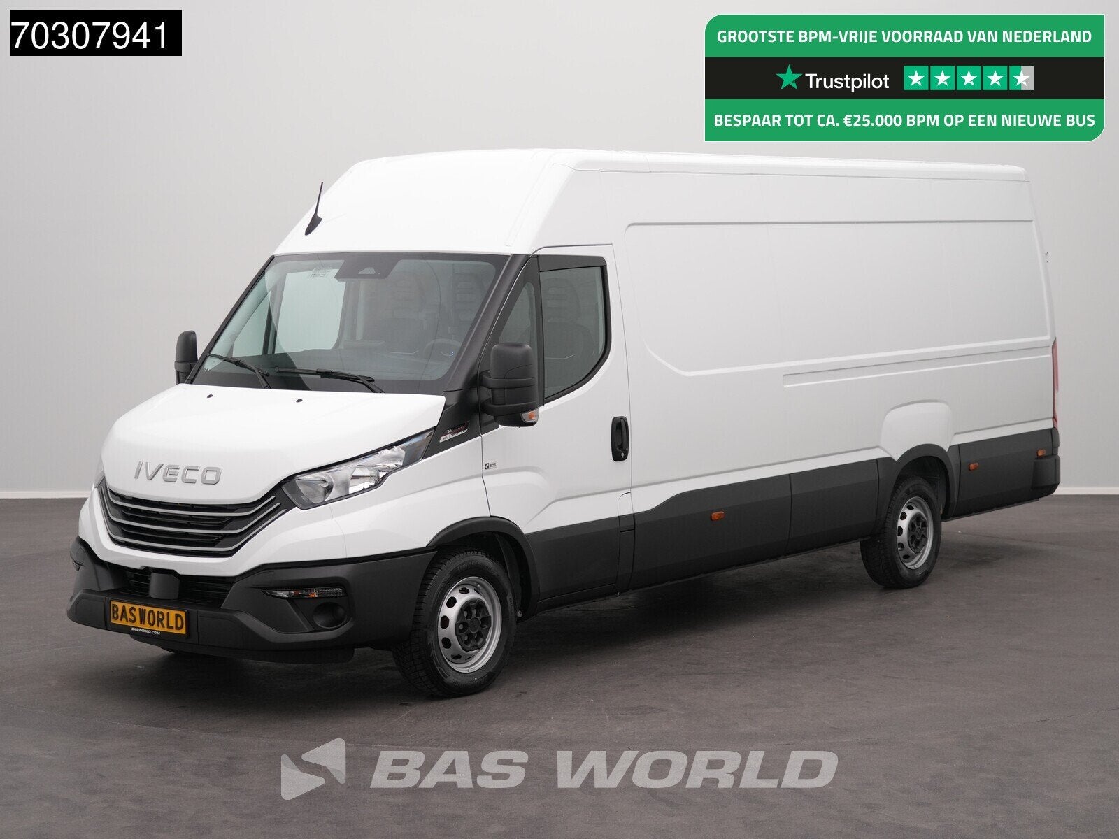 Iveco Daily 35S18 3.0L Automaat L3H2 180PK ACC Airco Cruise, Auto's, Automaat, Stof, Euro 6, 4 cilinders